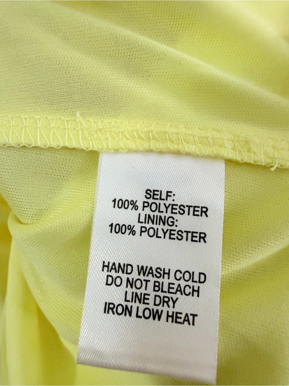NWT Lulus lemon yellow chiffon swing mini dress - Picture 7 of 7